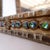 Italian Mirror in Stucco and Colored Stones For Sale - Image 6 of 13