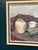 Original swedish oil on canvas – “still life with candlestick” by m. Broquist – signed & dated 1959 – framed – 42 × 56 cm...