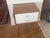 Pristine bicolor white and walnut wood nightstand with 2 drawers. I've owned this piece for the past 5 years and sold my...