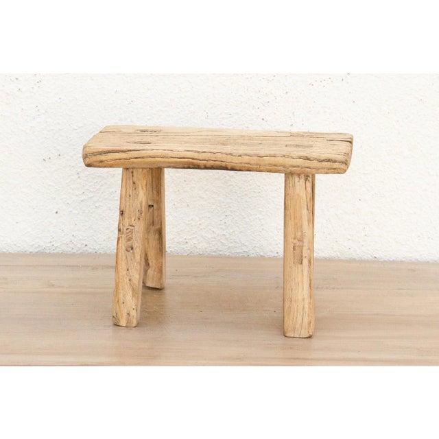 Antique Style Small Milking Stool For Sale - Image 4 of 7