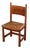 Antique Stickley Brothers Mission Oak Rush Seat Side Chair For Sale