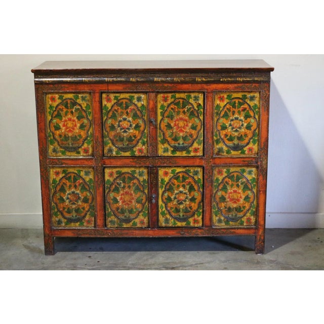Late 19th c. Tibetan Chest.