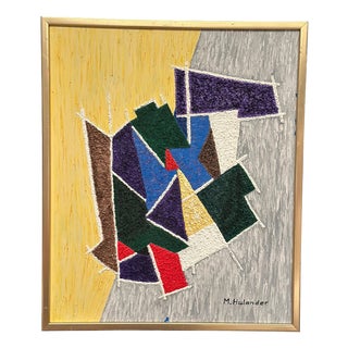 M. Hulander, Abstract Composition III, 1960s, Oil on Canvas, Framed For Sale