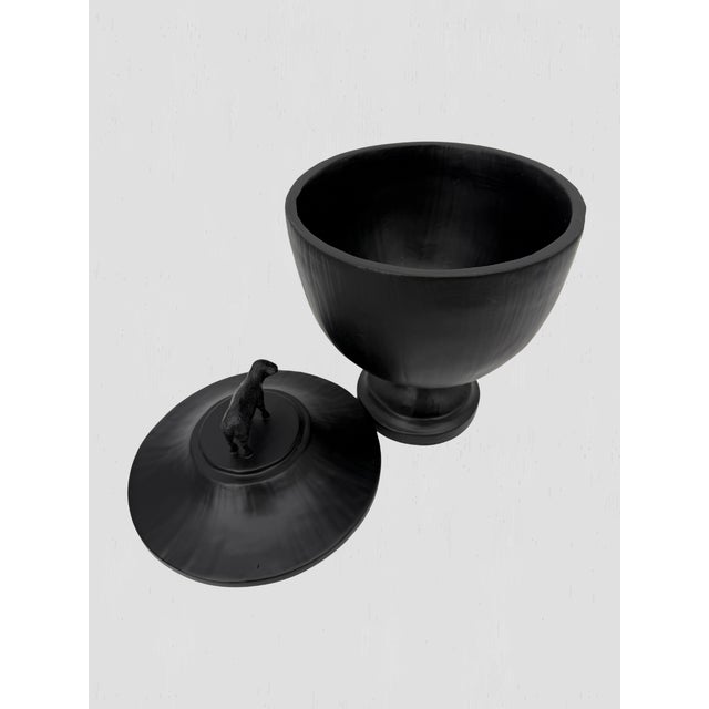Oly Studio Black Cast Resin Sheep Lidded Fable Box Animalia For Sale In Greensboro - Image 6 of 8
