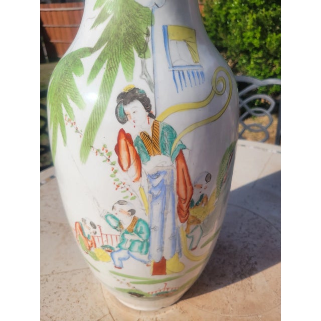 Mid 20th Century Asian Phoenix Tail Vase For Sale In Dallas - Image 6 of 13
