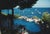 Il Pellicano Pool 1986 The seaside pool at the Hotel Il Pellicano in Porto Ercole, Italy, September 1986. (Photo by Slim...