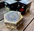 Korean Najeonchilgi Hexagonal Mother-of-Pearl Floral Lacquer Box For Sale - Image 14 of 15