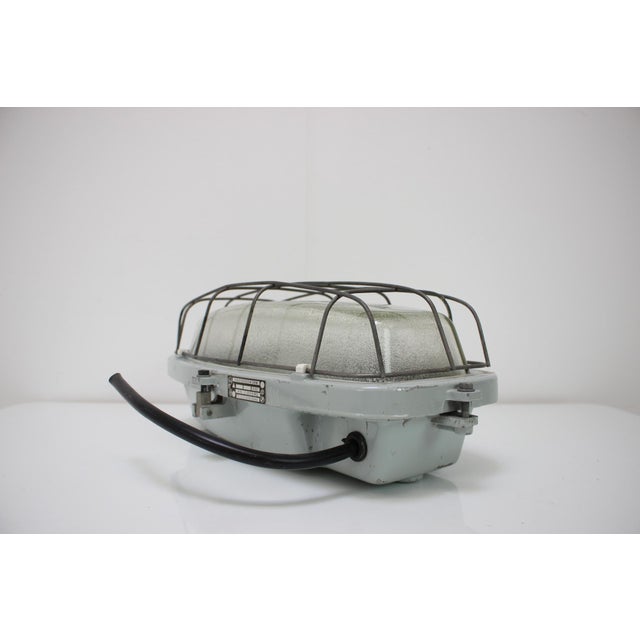 Industrial Vintage Industrial Ceiling Lamp Typ 511 32 01, Czechoslovakia, 1990s For Sale - Image 3 of 12
