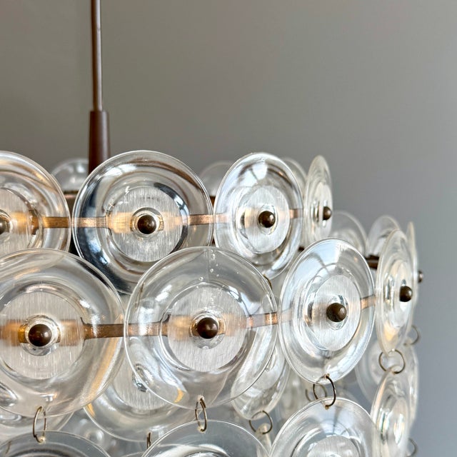1970s Pendant Lamp with Acrylic Glass Panels, 1970s For Sale - Image 5 of 9