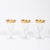 Metal Set of 6 Mid-Century Modernist Gilt Rimmed Wine Glasses by Dorothy Thorpe For Sale - Image 7 of 14