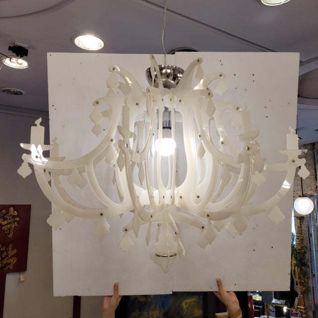 Early 21st Century Ginetta Lamp in Lentiflex by Nigel Coates for Slamp, Italy, 2010s For Sale - Image 5 of 18