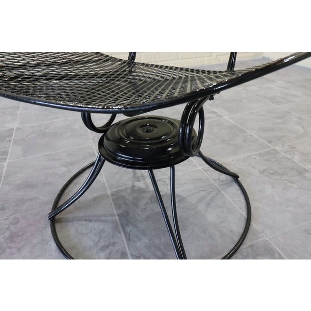 Set of Four Homecrest “Casino” Swivel Rocker Chairs With Lazy Susan Table, Circa 1963-1966, Attributed For Sale - Image 16 of 16