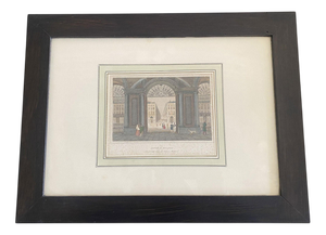 Contrada Dora Grossa, 1700s, Color Print, Framed