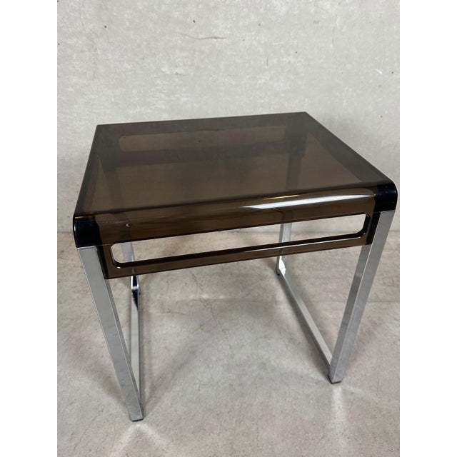 Vintage Side Table by Marc Berthier, 1970s For Sale - Image 3 of 8