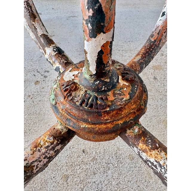 19th Century French Arras Iron Garden Table For Sale - Image 4 of 12