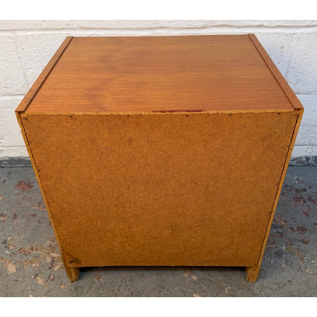 Mid-Century Modern Teak Three-Drawer Nightstand For Sale - Image 11 of 11