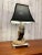 Decorative Steer Horn Table Lamp With Faux Marble Base For Sale In Dallas - Image 6 of 12