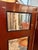 Contemporary Vintage Contemporary Mahogany 4-Panel Folding Room Divider Screen With Beveled Glass For Sale - Image 3 of 7