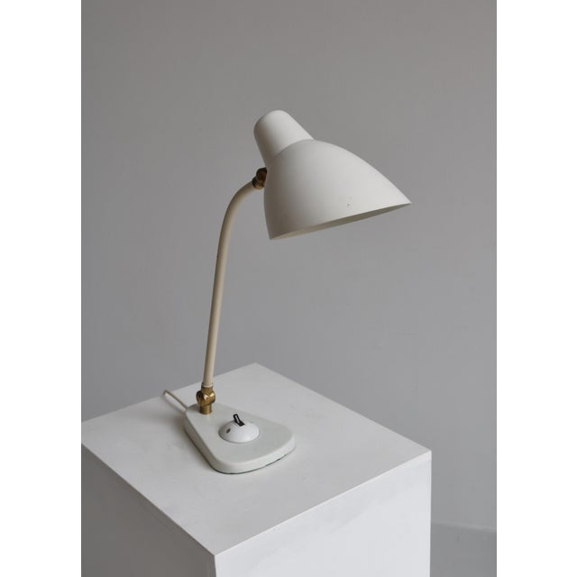 Desk Lamp attributed to Vilhelm Lauritzen DSB Conductor from Louis Poulsen, 1940s For Sale - Image 11 of 17