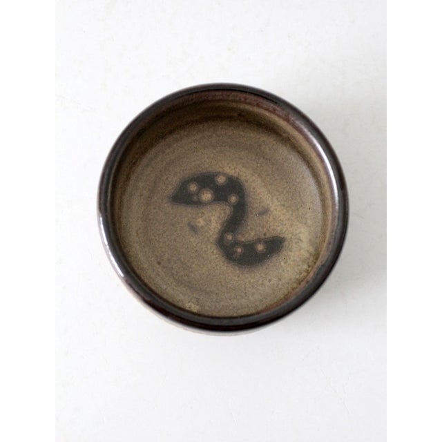 Vintage Studio Pottery Bowl For Sale - Image 4 of 8