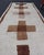 Vintage Turkish Tulu Runner With Ivory Field and Layered Brown Cross Motifs For Sale - Image 10 of 12