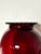 Vintage Traditional Scalloped Edged Red Glass Vase For Sale - Image 4 of 7