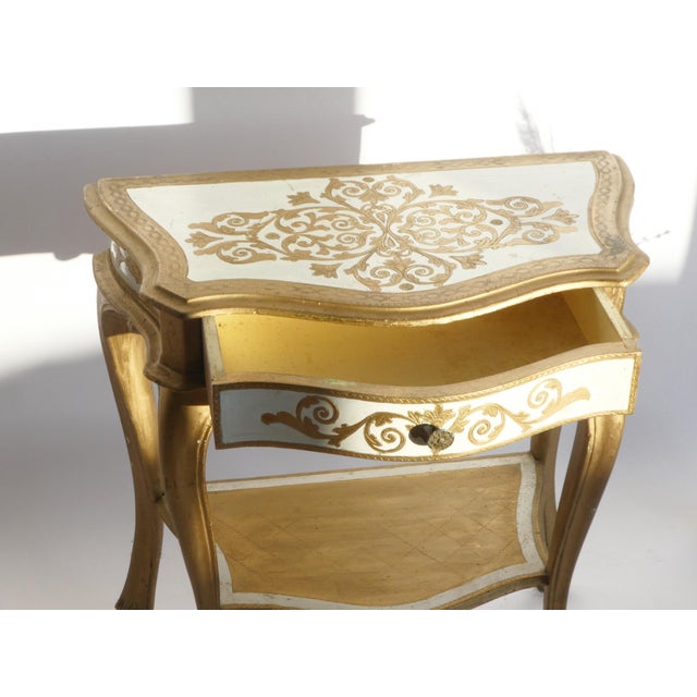 Mid-Century Modern Gilded Florentine Wooden Entry Table, 1960s For Sale - Image 10 of 12