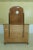 Brown Cresent Solid Cherry Gentleman's Chest & Mirror For Sale - Image 8 of 10