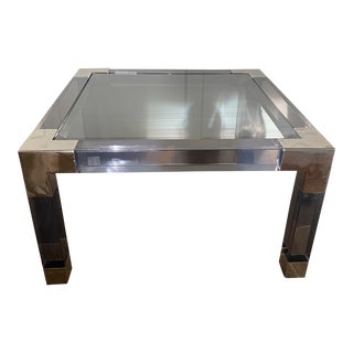 Jonathan Adler Jacques Smoked Coffee Table For Sale