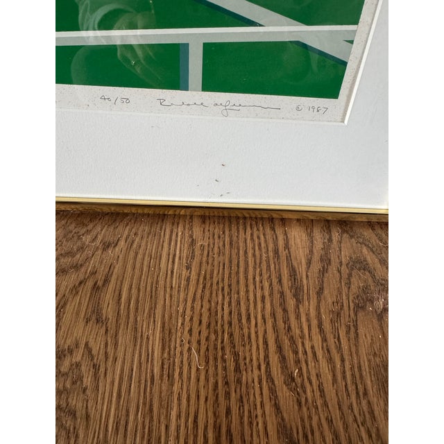 Signed Limited Edition Nautical Serigraphs, 1987 — Set of 2 Was For Sale - Image 12 of 12