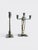 Jugendstil Candlesticks in Pewter by Achille Gamba from Hille, 1920, Set of 2 For Sale - Image 3 of 13