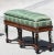 1900 - 1909 Early 20th Century French Baroque Style Part Ebonized Window Seat For Sale - Image 5 of 5