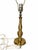 Metal Vintage Brass-Tone Baluster Table Lamp, Labeled Lincoln Lighting For Sale - Image 7 of 8