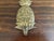 Virginia Metal Crafters Vintage Cast Brass Pineapple Door Knocker With Aged Patina For Sale - Image 4 of 8