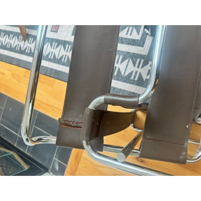 Mid-Century Modern Mid 20th Century Wassily Style Chair Italy For Sale - Image 3 of 3