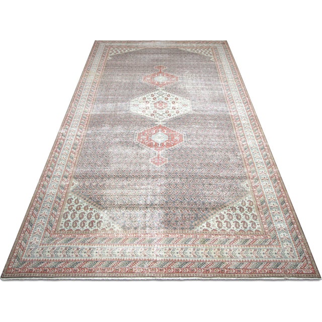 1940s Persian Mahal Rug For Sale In Los Angeles - Image 6 of 6