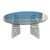 Lucite Glass Top Dining Table For Sale