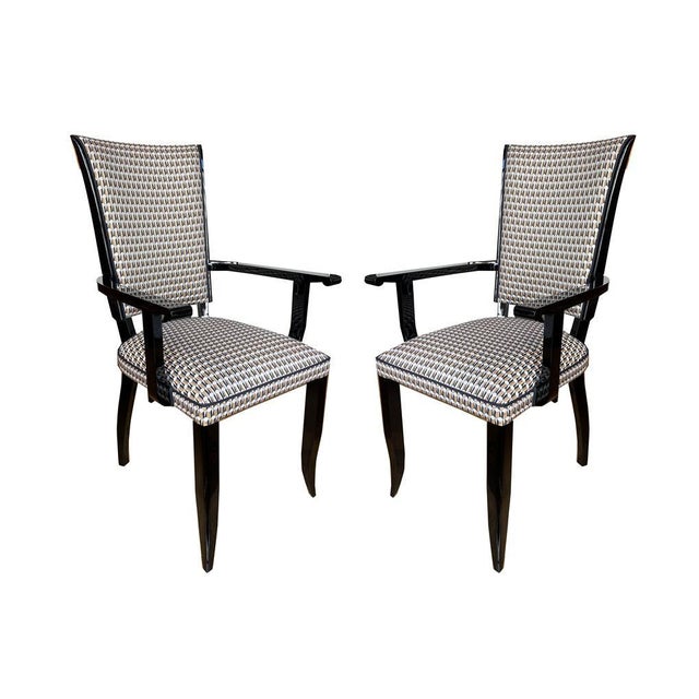 Gray Art Deco Armchair For Sale - Image 8 of 9