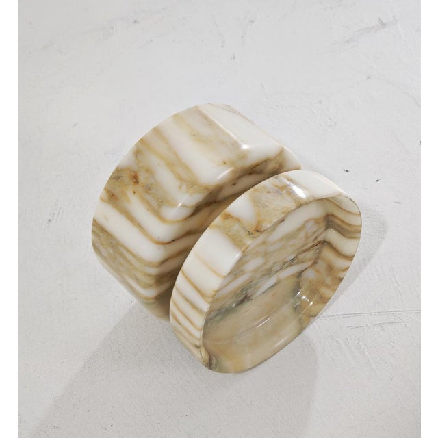 Mid-Century Modern Mid-Century Modern Calacatta Marble Pocket Emptier Vase by Angelo Mangiarotti, Italy, 1968 For Sale - Image 3 of 13