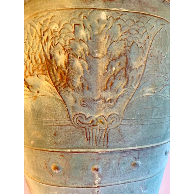 Belgian Copper Metal Bin or Umbrella Stand For Sale - Image 10 of 13