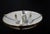 Large Mid-Century Four-Light Opaline and Polished Brass Bowl Chandelier, 1960s For Sale - Image 16 of 17