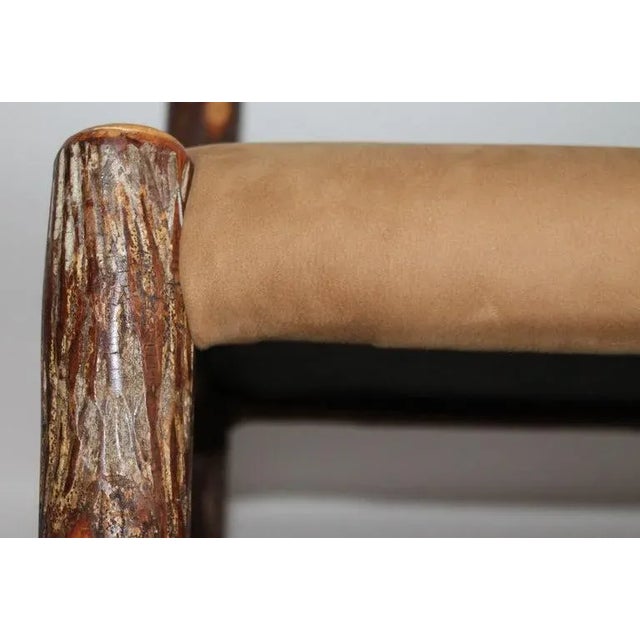 Rustic Old Hickory Children's Bench For Sale - Image 3 of 8