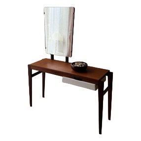 Vintage Dressing Table in Mahogany and Teak, 1960s For Sale