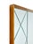 Mid-Century Swedish Oak Framed Harlequin Wall Mirror, 1960 For Sale - Image 6 of 7