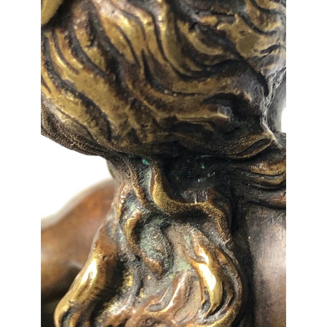 19th Century French Bronze Flower Girl Sculpture by Auguste Moreau For Sale - Image 9 of 11