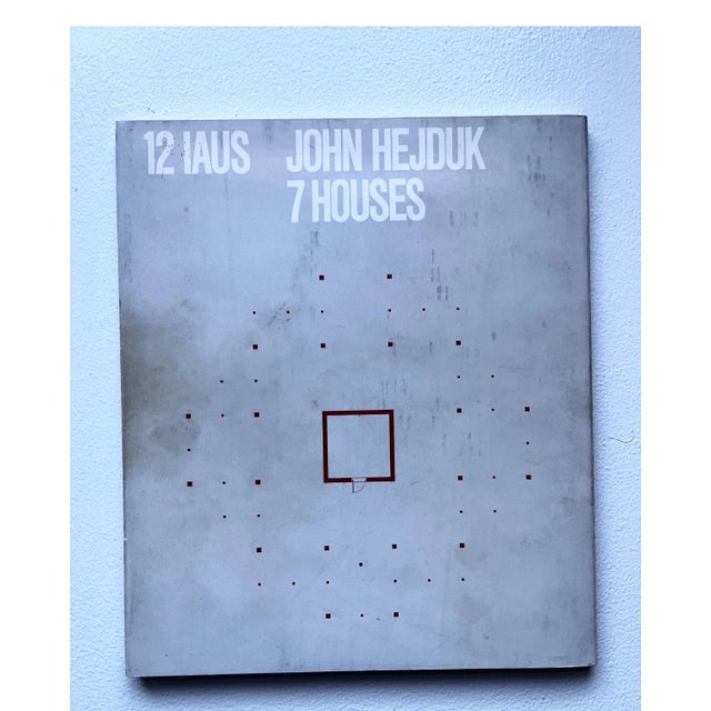 7 Houses - John Hejduk - first edition - 1980. "a must for any design library". Book in generally good condition - cover...