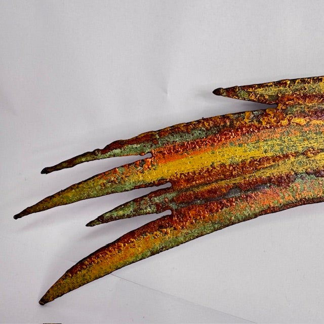 Metal Signed Todd Shields Metal Shooting Star Wall Sculpture, Southwestern Desert Modern Decor For Sale - Image 7 of 12