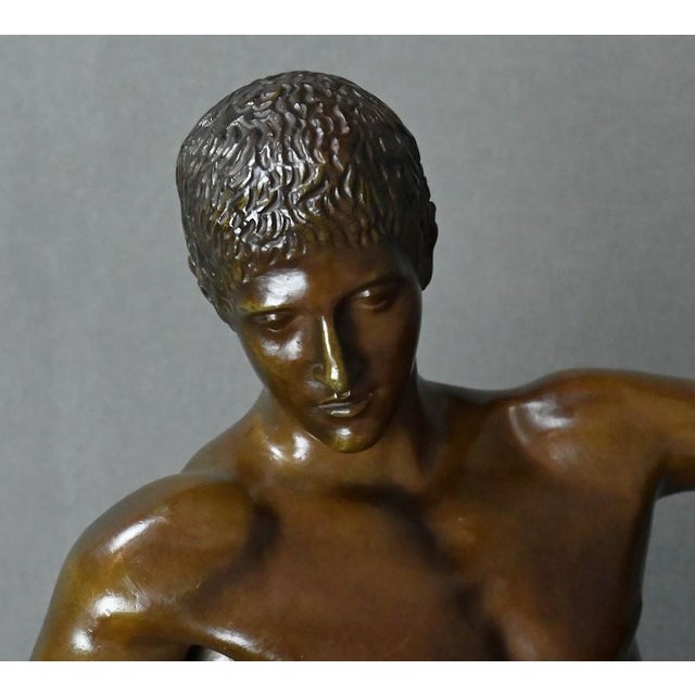 Metal After Myron, The Discus Thrower, Early 20th Century, Bronze For Sale - Image 7 of 18
