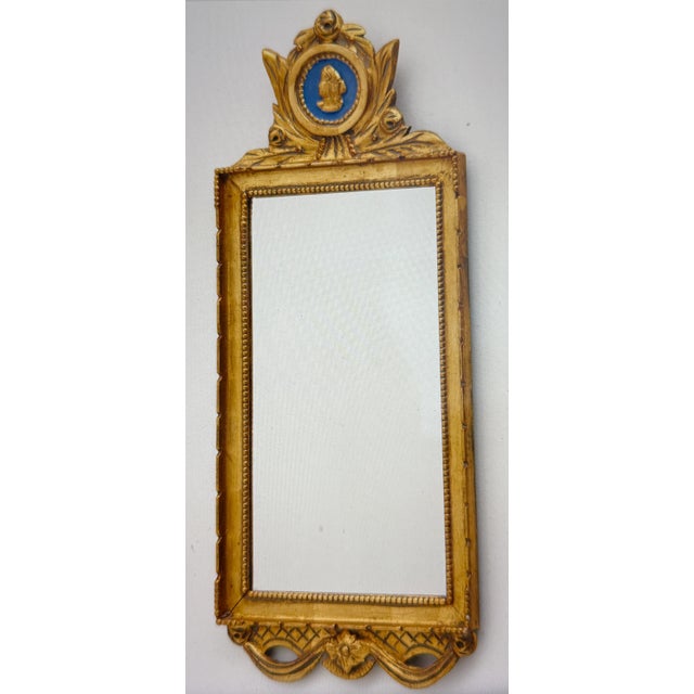Gustavian Wall Mirror, 19th Century For Sale - Image 4 of 6