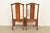 Thomasville Mid-Century Hollywood Regency Chinoiserie Carved Walnut Dining Chairs, Set of Four For Sale - Image 11 of 13